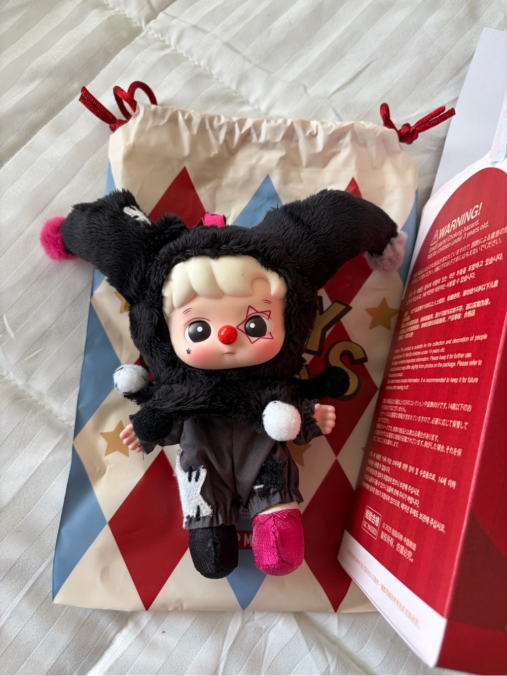 POP MART HACIPUPU Why So Serious Vinyl Plush Figure - Shadow Joker